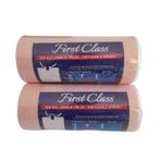First Class Dental 80'li 2 Rulo Turuncu Renk Hasta Önlüğü