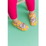 First Step Girl Power Kaydırmaz Taban Bebek Yazlık Patik Pembe , Ev Botu Terliği Kreş Ayakkabısı Panduf F-824