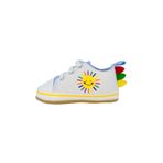 First Step Güneş Baskılı Lastikli Mavi Erkek Bebek Patik İlk Adım Ayakkabısı- G-2363