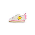 First Step Güneş Baskılı Lastikli Pembe Kız Bebek Patik İlk Adım Ayakkabısı- G-2363