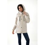 First Stops Kadın Taş Içi Polarlı Su ve Rüzgar Geçirmez Kapüşonlu Kışlık Mont Kaban Parka - 3XL