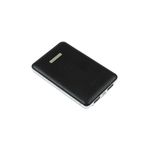 First Wei Powerbank Pb101 Siyah 5000 Mah Slim Ince Şık Deri Görünümlü Taşınabilir Şarj Cihazı