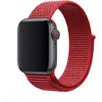 FirstModel Apple Watch Cırtlı Bant Kordon ( Seri 10 / 11 - 42 mm Uyumlu) Kırmızı - Canlı Kırmızı