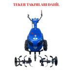 Fırtına 310 Dizel Çapa Makinesi Marşlı Farlı 7 Hp (Teker Takımlı)