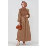 Firuze Elbise-Camel