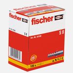 Fıscher 100 Adet S8 Dübel