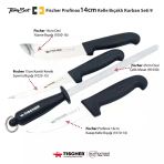 Fischer Profinox 14Cm Kelle Bıçaklı Kurban Seti 9 F1411d