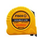 Fisco Mandallı Double-Lok 8 Metre * 25 Mm Çelik Şerit Metre