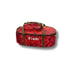 Fish Bull Kırmızı Kamuflaj Sazan Yemleme Botu Taşıma Çantası
