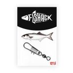 Fishack Paslanmaz Klipsli Firdondu Fume No: 4 12Li