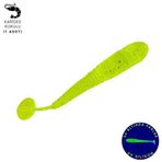 Fishack Silikon Kurt Yem - 1,1g 55mm - Fishack Wormix - 1 Adet - UV - Fluo Green - Karides Kokulu