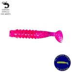 Fishack Silikon Kurt Yem - 1,5g 45mm - Fishack - 10 Adet - UV Silikon - Pembe - Karides Kokulu