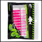 Fishack Uyguna-Yakala 1g 52MM -10 Adet silikon Kurt Yem - Karides Kokulu- Pembe -1073-PNK