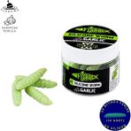 Fishack Yüzen Silikon Kurt - Glow Alabalık Yemi - 37MM - Sarımsak Kokulu - Küf Yeşili - Trout Bait - 1