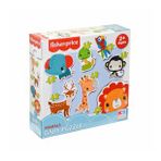 Fisher Price 13413 BYR FP Baby Animals 2-3-4 Parça Puzzle