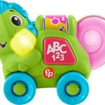 Fisher-Price Bebek Öğrenme Oyuncak Bağlantı Kadrosu Crawl 'n Colors Chameleon with Music & Lights for Ages 9+ Aylar, Sadece Link Squad Öğeleriyle Uyumlu