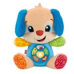 Fisher-Price bebekler için eğitici oyuncak, Eğlen ve Öğren Yaşa Göre Gelişim Köpekçik, 6 ay ve üzeri bebekler için müzikli pelüş oyuncak, JFD25