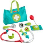 Fisher-Price Doktor Seti 7 Parça Eğlenceli Oyun Seti Çocuklar için Sağlıklı Alışkanlıklar Geliştirir