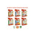 FISHER PRICE Konuşturan Bebek Kitabı 6’lı Set Hışırtılı Sesli Duyusal Montessori Eğitici Oyuncak 0-3 Yaş
