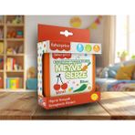 Fisher-Price Konuşturan Bebek Kitabı Hışırtılı Sesli, Duyusal, Zeka Gelişim 0-3 Yaş Kitap Eğitim Seti (Meyve-Sebze) - meyve sebze - Kırmızı