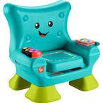 Fisher-Price Küçük Çocuk Öğrenme Oyuncağı Gülmek ve Öğrenmek Akıllı Aşamalar Sandalyesi Müzik Işıkları ve Aktiviteleri ile 1 Yaş ve Üzeri Bebekler için Aktiviteler, Camgöbeği