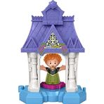 Fisher-Price Little People Disney Frozen Anna in Arendelle Portable playset with Figure for Toddlers and Preschool Kids Ages 1 to 5 Years