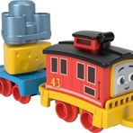 Fisher-Price Thomas ve Arkadaşları İtme Lokomotifi İlk Bruno Frenli Kamyonet, 18 Aydan itibaren Çocuklar için İstiflenebilir Tren, HXP56