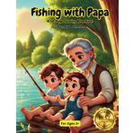 Fishing with Papa: 50-Page Coloring Bood