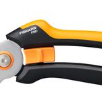 Fiskars Anvil Bahçe Makası L, Masif, P361, Kuru dallar ve budak için, Yapışmaz kaplama, Paslanmaz çelik bıçaklar, Uzunluk: 20,1 cm, Siyah/Turuncu, 1057165