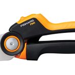Fiskars Anvil Bahçe Makası, X-Serisi PowerGear, P941, Döner Sap, Kuru Dallar İçin, Yapışmaz Kaplama, Paslanmaz Çelik Bıçaklar, Uzunluk: 22,2 cm, Siyah/Turuncu, 1057174