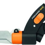 Fiskars Çim kenarı makası, servo sistemli, kullanışlı, uzunluk: 32 cm, çelik bıçaklar/plastik sap, siyah / turuncu / gri, GS42, 1000589