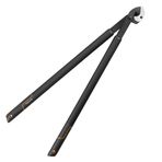 Fiskars SingleStep Amboss budama makası, kuru ve sert ahşap için, yapışmaz kaplama, sertleştirilmiş hassas çelik, uzunluk: 82 cm, siyah, L39, 1001430