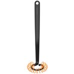 Fiskars Spiral süpürge, uzunluk: 27 cm, Ø 6 cm, plastik, fonksiyonel şekil, siyah/turuncu, 1014438