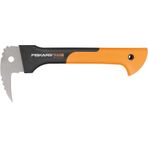 Fiskars WoodXpert Zapa XA2, Uzunluk: 34,8 cm, Sertleştirilmiş çelik bıçak/Fiberglas saplı güçlendirilmiş sentetik malzeme, Koruyucu kılıf dahil, Siyah/Turuncu, 1003622