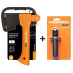 Fiskars X5 Kamp Baltası Ve Bileme Aparatı Seti