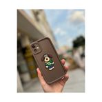 FİŞNEİLETİŞİM iPhone 11 Uyumlu Kalın Kenarlı 3D Ayıcık Silikon Kılıf, Taba