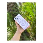 FİŞNEİLETİŞİM iPhone 14 ile Uyumlu Silikon Kılıf, Lila Renk