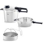 Fissler 4,5+2,5 lt Vitavit Premium Mat Düdüklü Tencere