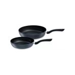 Fissler Derin Tava Seti Granit Kaplama 24 cm ve 28 cm Siyah Renk 2 Parça