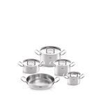Fissler Original Profi Collection Metal Kapaklı 9 Parça Çelik Tencere Seti