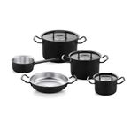 Fissler Original Profi Collection Shadow Line Cam Kapak 8 Parça Tencere Seti