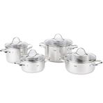 Fissler Paris 4 Parça Paslanmaz Çelik 18-10 Tencere Seti