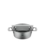 Fissler Phi Collection Cam Kapak Çelik Sığ Tencere 20 Cm