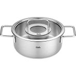 Fissler Pure Collection Cam Kapak Kısa Tencere 24 CM