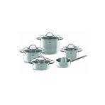 Fissler Toronto tencere seti, paslanmaz çelik 18/10 (9 parça, saplı tencere çapı: 16 cm; et tenceresi çapı 1: 16 cm, 20 cm, 24 cm; kızartma tenceresi çapı 1: 20 cm)