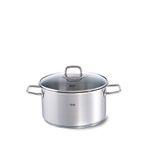 Fissler Viseo Cam Kapak Çelik Derin Tencere 24 Cm