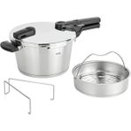 Fissler Vitaquick Black Düdüklü Tencere 4,5 Litre - Beyaz - 1 L