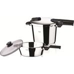 Fissler Vitaquick Bluepoint 6+3.5 lt 2'li Çelik Düdüklü Tencere Seti