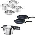 Fissler Vitaquick Edition 4,5 Litre Düdüklü Tencere + Profi Tencere Tava Seti