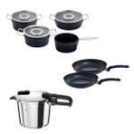 Fissler Vitaquick Edition 6 Litre Düdüklü Tencere + Adamant Tencere ve Tava Seti